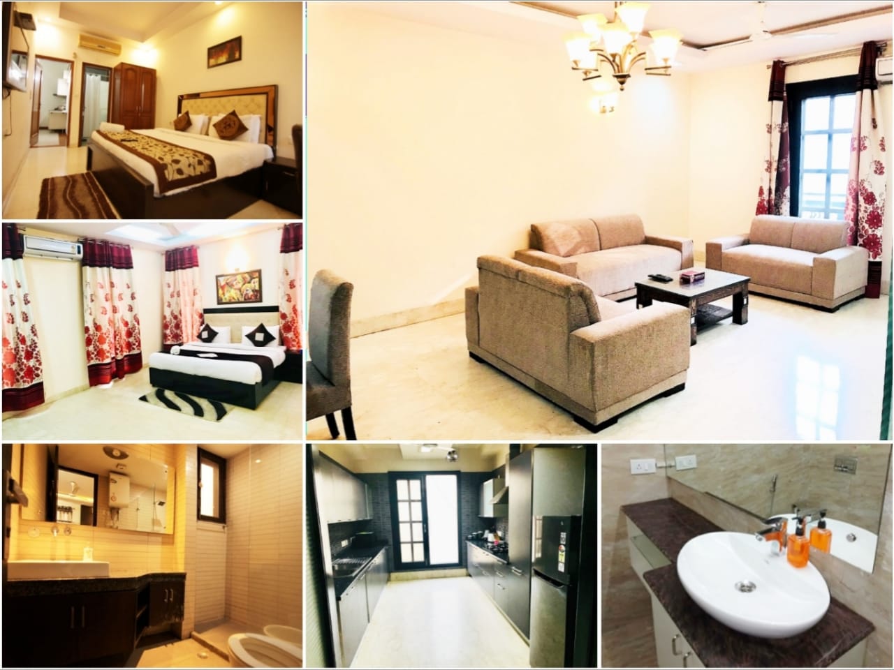 Three Bedroom Serviced Apartments Defence Colony