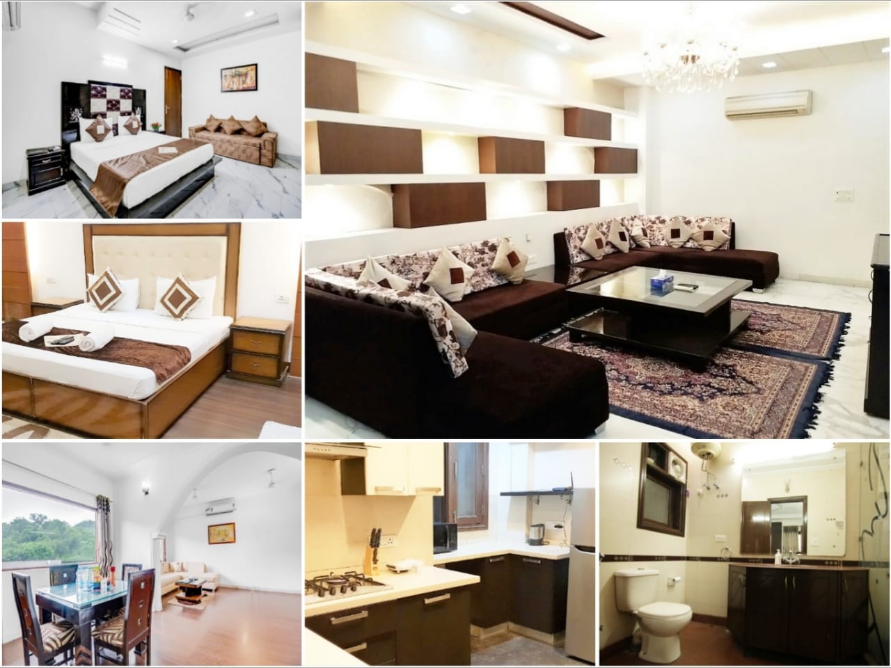 Two Bedroom Serviced Apartments Kailash Colony