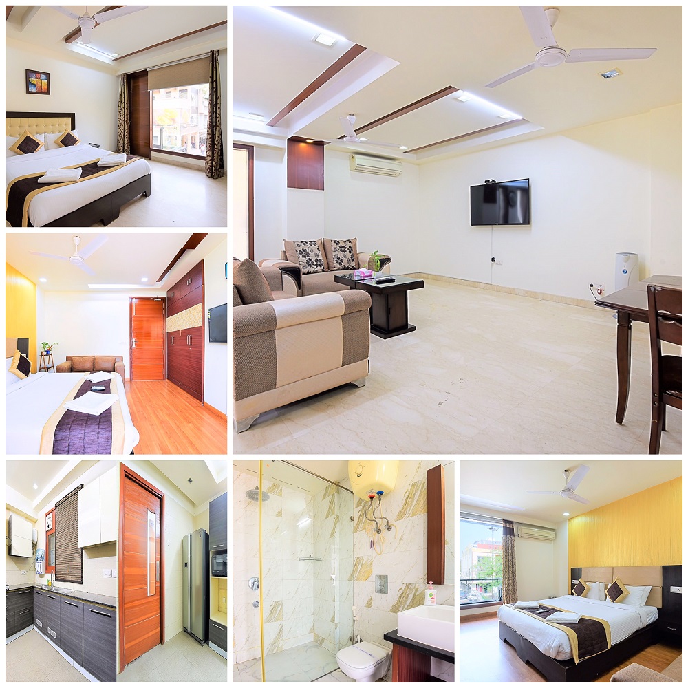 2 Bedroom Serviced Apartment for Rent Defence Colony Olive Service Apartments Delhi